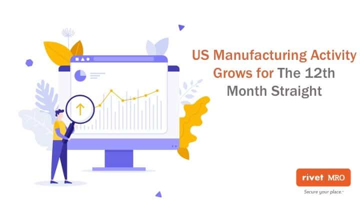 US Manufacturing Activity Growth in 12 Months