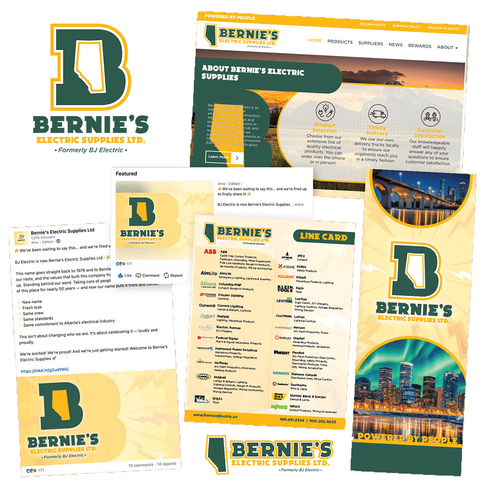Brand Transformation for Bernie’s Electric Supply