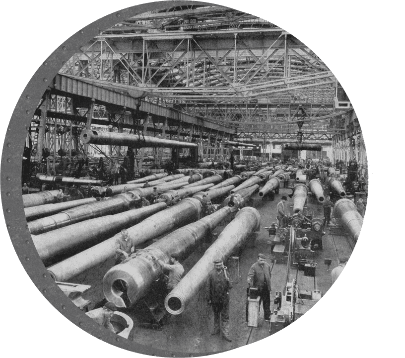 WWI Krupp Gunworks in Essen, Germany