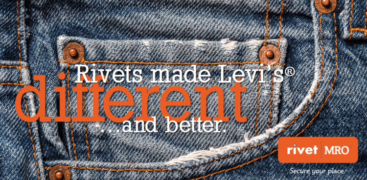 Rivets made by Levi's