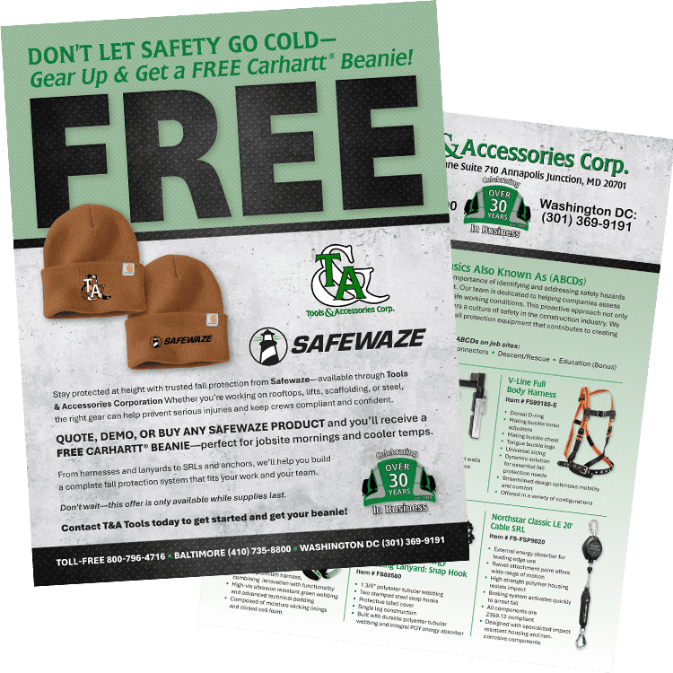 T&A Safewaze Flyer